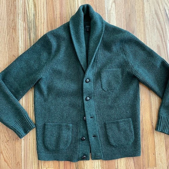 J. Crew Other - J Crew 100% wool grandpa cardigan Sz M